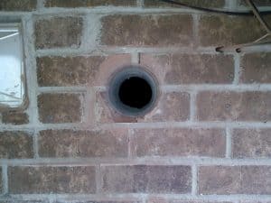 hole for a dryer vent reroute 300x225